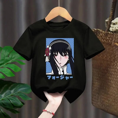 Tricou cu imprimeu grafic de desene animate Spy X Family Tricou japonez Anime Harajuku Tricou casual cu mânecă scurtă Plus Size Tricou femei
