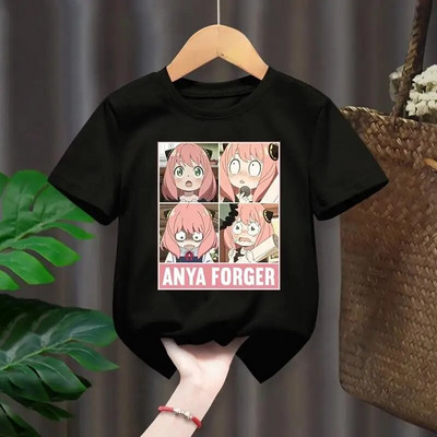 Tricou cu imprimeu grafic de desene animate Spy X Family Tricou japonez Anime Harajuku Tricou casual cu mânecă scurtă Plus Size Tricou femei