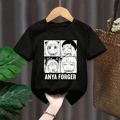 Tricou cu imprimeu grafic de desene animate Spy X Family Tricou japonez Anime Harajuku Tricou casual cu mânecă scurtă Plus Size Tricou femei
