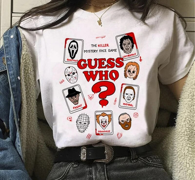 Tricou cu imprimeu grafic Chucky Chucky Streetwear la modă ocazional decolteu cu mânecă scurtă Tricou de mărime mare pentru femei