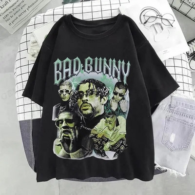 Tricou UN VERANO SIN TI Bad Bunny Bărbați Femei Moda Hip Hop Albume de muzică Tricou cu mânecă scurtă Plus Size Unisex