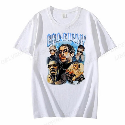 Tricou UN VERANO SIN TI Bad Bunny Bărbați Femei Moda Hip Hop Albume de muzică Tricou cu mânecă scurtă Plus Size Unisex