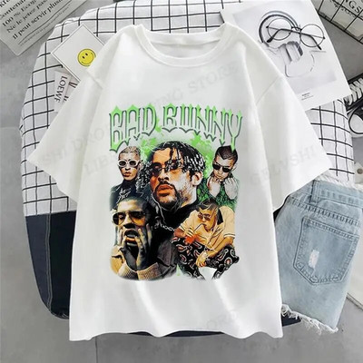 Tricou UN VERANO SIN TI Bad Bunny Bărbați Femei Moda Hip Hop Albume de muzică Tricou cu mânecă scurtă Plus Size Unisex