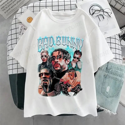 Tricou UN VERANO SIN TI Bad Bunny Bărbați Femei Moda Hip Hop Albume de muzică Tricou cu mânecă scurtă Plus Size Unisex