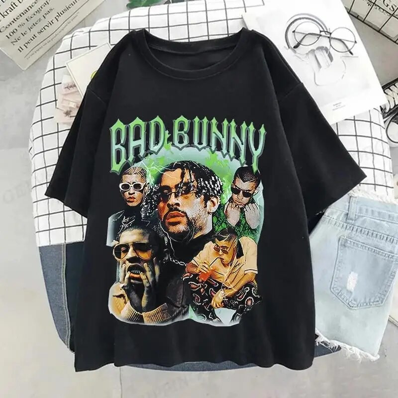 UN VERANO SIN TI Bad Bunny majica kratkih rukava muška ženska modna hip hop glazbeni albumi majica kratkih rukava velike veličine uniseks
