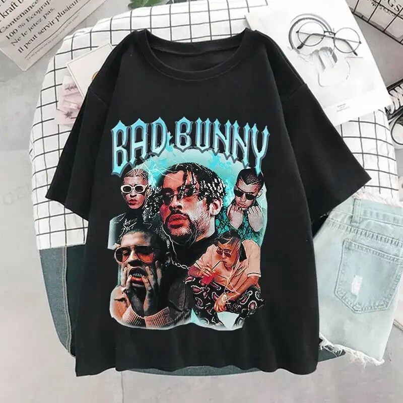 UN VERANO SIN TI Bad Bunny majica kratkih rukava muška ženska modna hip hop glazbeni albumi majica kratkih rukava velike veličine uniseks