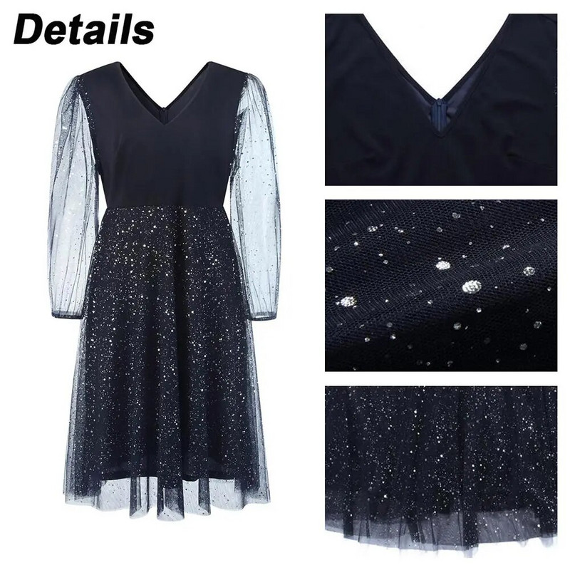 Mrežasta svečana Occas haljina velike veličine Ženska ljetna večernja zabava 2024. Visoka kvaliteta Tanka duga suknja velike veličine Elegantni vintage ogrtač