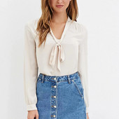 Singwing Ženske jednobojne košulje Prsa s zavojem Mašna Bluze dugih rukava Ženske uredske poslovne majice Majice