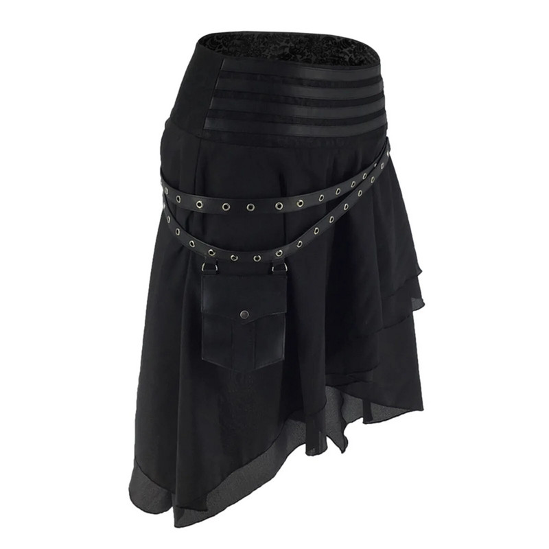 Harajuku suknja Ženska gotička vintage viktorijanska srednjovjekovna zabava kilt Y2k Cosplay Halloween kostim Hip Hop Punk suknje velika veličina