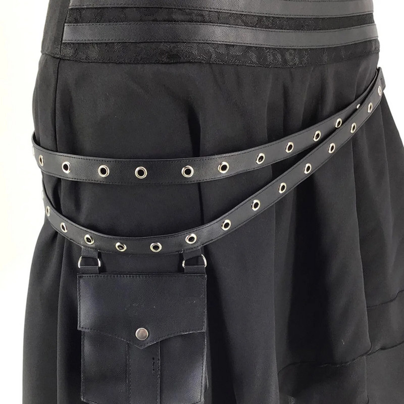 Harajuku suknja Ženska gotička vintage viktorijanska srednjovjekovna zabava kilt Y2k Cosplay Halloween kostim Hip Hop Punk suknje velika veličina