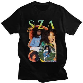 Hip Hop Harajuku Streetwear Rapper SZA CTRL X SOS Album Print T-shirt Γυναικεία Vintage 90s Unisex T Shirt Plus Size Cotton Unisex