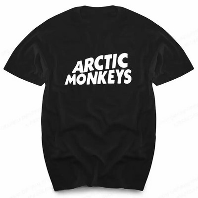 Arctic Monkeys Rock Band Graphic Print Μπλουζάκι Ανδρική Μόδα Vintage Hip Hop Street κοντό μανίκι Μπλουζάκι σε συντομότερο μέγεθος Γυναικείο