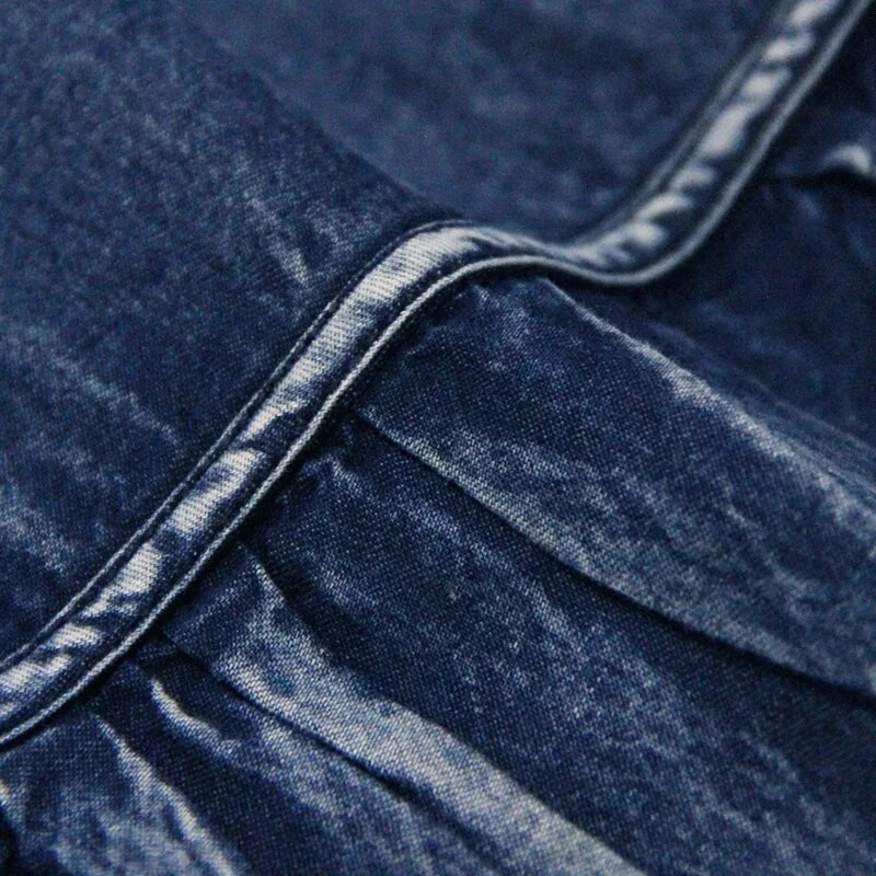 Laza derékruha 2023-as őszi szoknyák Választott Crotch Cake Oversize farmerszoknya Vintage szoknya Félhosszú molett Faldas