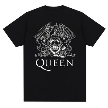 Vintage Queen Rock Music Band Graphic printed Tshirt Fashion Casual Crew λαιμόκοψη κοντό μανίκι συν μέγεθος γυναικείο μπλουζάκι