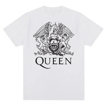 Vintage Queen Rock Music Band Graphic printed Tshirt Fashion Casual Crew λαιμόκοψη κοντό μανίκι συν μέγεθος γυναικείο μπλουζάκι