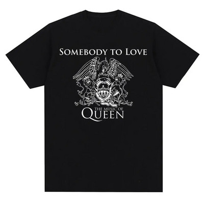 Vintage Queen Rock Music Band Graphic printed Tshirt Fashion Casual Crew λαιμόκοψη κοντό μανίκι συν μέγεθος γυναικείο μπλουζάκι