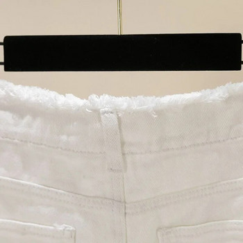 Vintage ταλαιπωρημένη τζιν γυναικεία φούστα 2024 Summer Burrs Σχεδιασμός Μίνι φούστες για γυναίκες Κορεάτικη κοντή φούστα με ψηλόμεσο και μέγεθος 5Xl