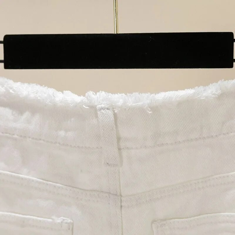 Vintage traper suknja, ljetne 2024. Ženske mini suknje s neravninama, korejski visoki struk, kratka suknja plus veličine 5XL