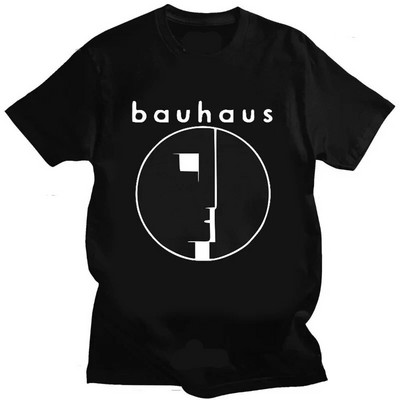 Мъжка тениска Bauhaus Post Punk Goth Rock Crew Neck Графичен печат Тениска Модна ежедневна тениска с къс ръкав Плюс размер Дамска тениска