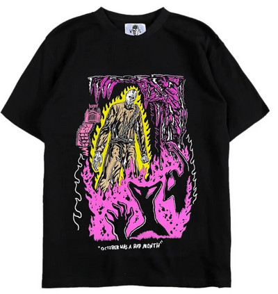 2023 Warren Graphic T-shirts Skull printed 100% βαμβακερό T-shirt για ανδρικό και γυναικείο χιπ χοπ Streetwear Lota Hot Sale Tops