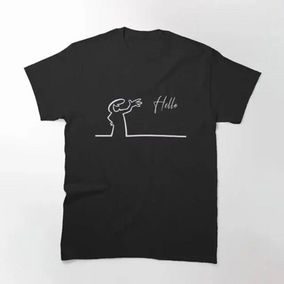 La Linea The Line Osvaldo Cavandoli TV Streetwear Tricou la modă Casual Gât cu mânecă scurtă Tricou Plus Size Femei