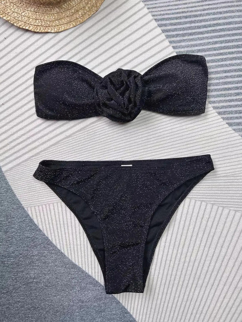 3-dijelni bikini Seksi ženski kupaći kostimi Ženski kupaći kostimi Cvjetni bikini kompleti Prekrivači Kupaći kostimi Odjeća Odjeća za plažu Maxi haljina
