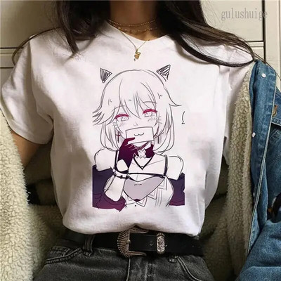 Tricou cu imprimeu grafic Anime japonez My Hero Academia, cu gât crew, la modă, cu mânecă scurtă, ocazional, cu gât crew, tricou pentru femei