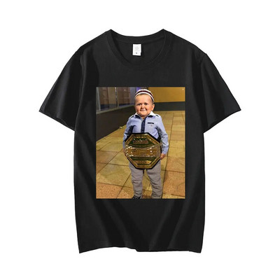 Καλοκαιρινό Streetwear Hasbulla Fighter Mini Hobby T-shirt Γυναικείο Unisex Ανδρικό μπλουζάκι με κοντό μανίκι Βαμβακερό σε μέγεθος