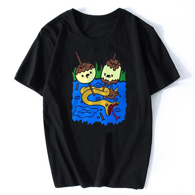 Rock Shirt Adventure Time Tshirt Дамска тениска с подарък Голям размер Fashion Harajuku Pure Плюс размер Памук с къси ръкави