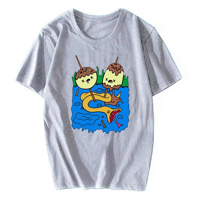 Rock Shirt Adventure Time Tshirt Női ajándék póló Nagy méretű divat Harajuku Pure Plus Size pamut rövid ujjú felsők