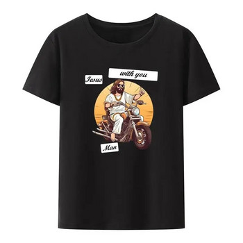 Jesus Cross Fit Graphic Print Μπλουζάκι Ανδρικό Γυναικείο Αστείο Gym Enthusiast Casual κοντό μανίκι Μπλουζάκι Unisex