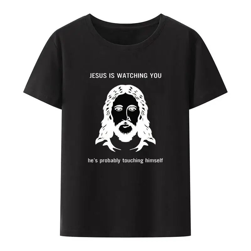 Jesus Cross Fit Graphic Print Μπλουζάκι Ανδρικό Γυναικείο Αστείο Gym Enthusiast Casual κοντό μανίκι Μπλουζάκι Unisex