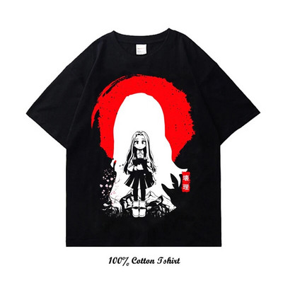 Majica My Hero Academia s grafičkim printom Vintage Harajuku Streetwear kratkih rukava, velika pamučna majica s okruglim izrezom, žene, muškarci