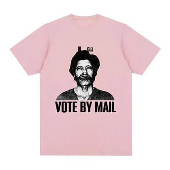 Ψηφοφορία μέσω ταχυδρομείου Ted Kaczynski Tshirt Ted Kaczynski Ανδρικό μπλουζάκι Harajuku γραφικό Unisex Ανδρικό σε συν μέγεθος γυναικείο μπλουζάκι από βαμβακερό μπλουζάκι