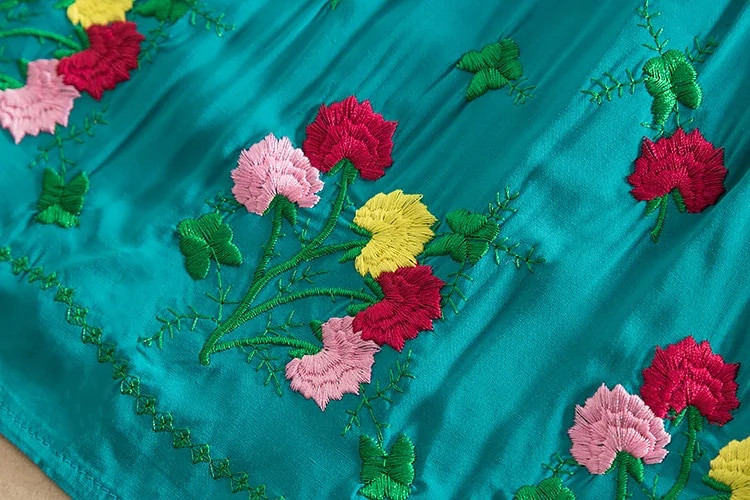 Bluză pentru femei, din bumbac, broderie de vară 2021