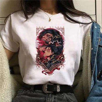 Attack on Titan Τελική σεζόν 4 Μπλουζάκι Γυναικείο Anime Shingeki No Kyojin Eren Yeager Print Tshirt Ανδρικά Μπλουζάκια Βαμβακερά σε συντομότερο μέγεθος