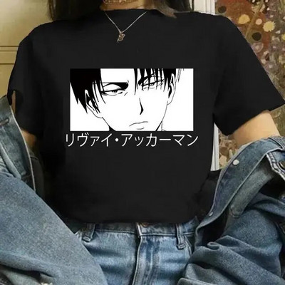 Attack on Titan Τελική σεζόν 4 Μπλουζάκι Γυναικείο Anime Shingeki No Kyojin Eren Yeager Print Tshirt Ανδρικά Μπλουζάκια Βαμβακερά σε συντομότερο μέγεθος