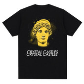 Bărbați Ocazional Crystal Castles Tricou cu imprimeu la modă Casual Decolteu Crewwear Streetwear Tricou cu mânecă scurtă Plus Size Femei
