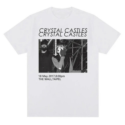 Bărbați Ocazional Crystal Castles Tricou cu imprimeu la modă Casual Decolteu Crewwear Streetwear Tricou cu mânecă scurtă Plus Size Femei