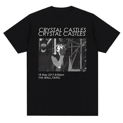Bărbați Ocazional Crystal Castles Tricou cu imprimeu la modă Casual Decolteu Crewwear Streetwear Tricou cu mânecă scurtă Plus Size Femei