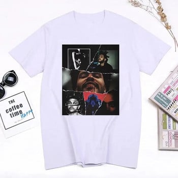 The Weeknd Graphic Print Tshirt Vintage 90s Ανδρικά Γυναικεία Hip Hop Streetwear κοντομάνικο T πουκάμισο Unisex