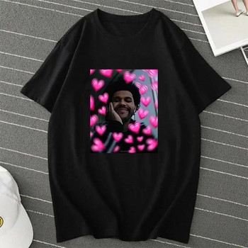 The Weeknd Graphic Print Tshirt Vintage 90s Ανδρικά Γυναικεία Hip Hop Streetwear κοντομάνικο T πουκάμισο Unisex