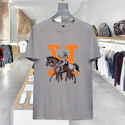 Pamučna prevelika majica velikih veličina Ženska muška majica Francuska majica kratkih rukava Harajuku Luksuzna marka Majica s printom Modna ženska majica kratkih rukava