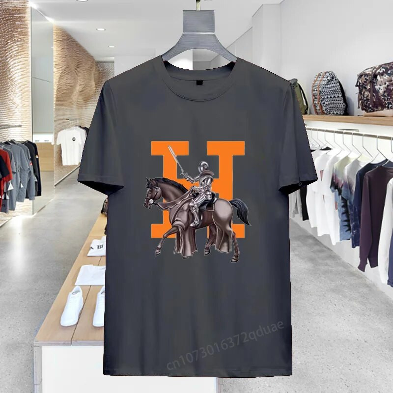 Pamučna prevelika majica velikih veličina Ženska muška majica Francuska majica kratkih rukava Harajuku Luksuzna marka Majica s printom Modna ženska majica kratkih rukava