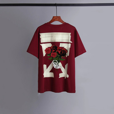 Vintage High Street Brand T-shirt Potlačené Plus Size Hip Hop Tees Harajuku Casual Voľné Dámske Pánske Tričká s Krátkym Rukávom Doprava Zdarma