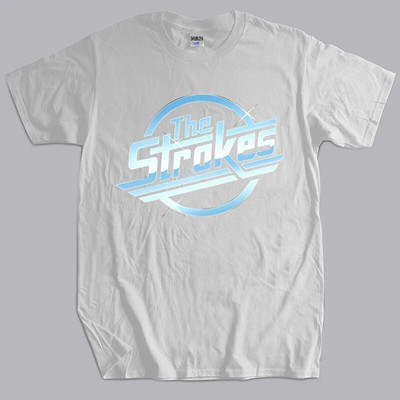 Muška pamučna majica kratkih rukava Ljetne majice The Strokes majica kratkih rukava Muška majica kratkih rukava s indie rock bendom ženska Homme crna majica velikih veličina