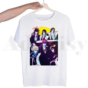 Ιαπωνικό Anime Bleach Manga Ichigo Kuchiki Byakuya T Shirt Ανδρικά Γυναικεία Μόδα Harajuku Streetwear Κοντομάνικο Plus Size Unisex