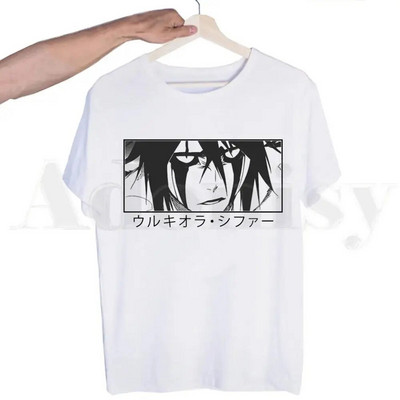 Tricou Anime Japonez Bleach Manga Ichigo Kuchiki Byakuya Bărbați Femei Moda Harajuku Streetwear Mânecă scurtă Plus Size Unisex