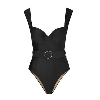 2024 Costum de baie sexy dintr-o singură bucată Costum de baie pentru femei cu fustă de plajă Costum de baie scobit cu flori îmbrăcăminte de plajă Monokini Costum de baie de vară