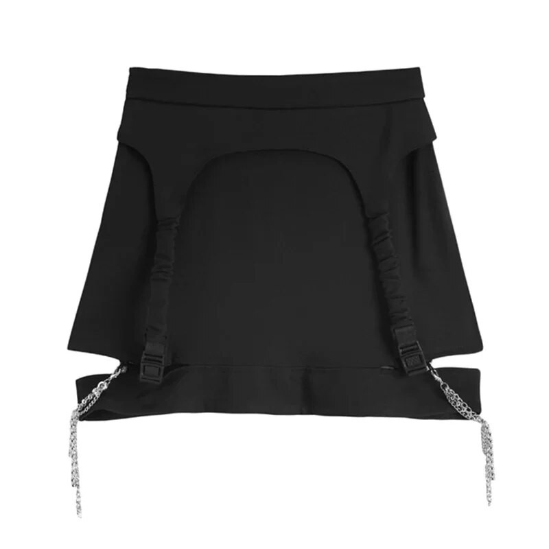 Black Hole Bodycon Ljetne Warp pencil suknje velikih dimenzija Ženske nove gotičke mini suknje s visokim strukom i visokim strukom Ženska ulična odjeća